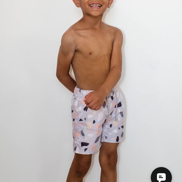 Taylor Joelle/ Rosie Beach Swimwear Boy’s Terrazzo Shorts - Picture 2 of 2